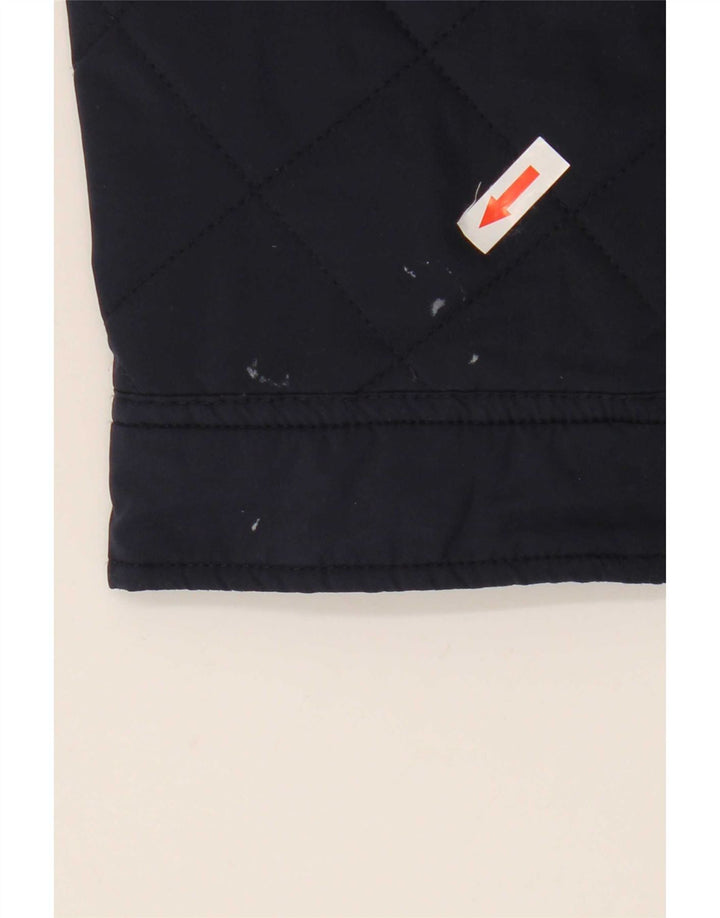 Gant Mens Quilted Jacket UK 42 XL Navy Blue Polyester