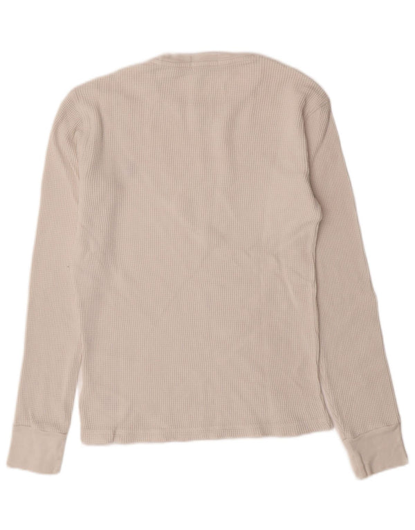 Polo Ralph Lauren Mens Top Long Sleeve Small White Cotton