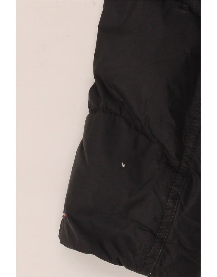 Tommy Hilfiger Mens Padded Jacket UK 38 Medium Black Nylon