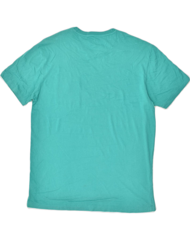 POLO RALPH LAUREN Mens T-Shirt Top Medium Turquoise Cotton | Vintage Polo Ralph Lauren | Thrift | Second-Hand Polo Ralph Lauren | Used Clothing | Messina Hembry 