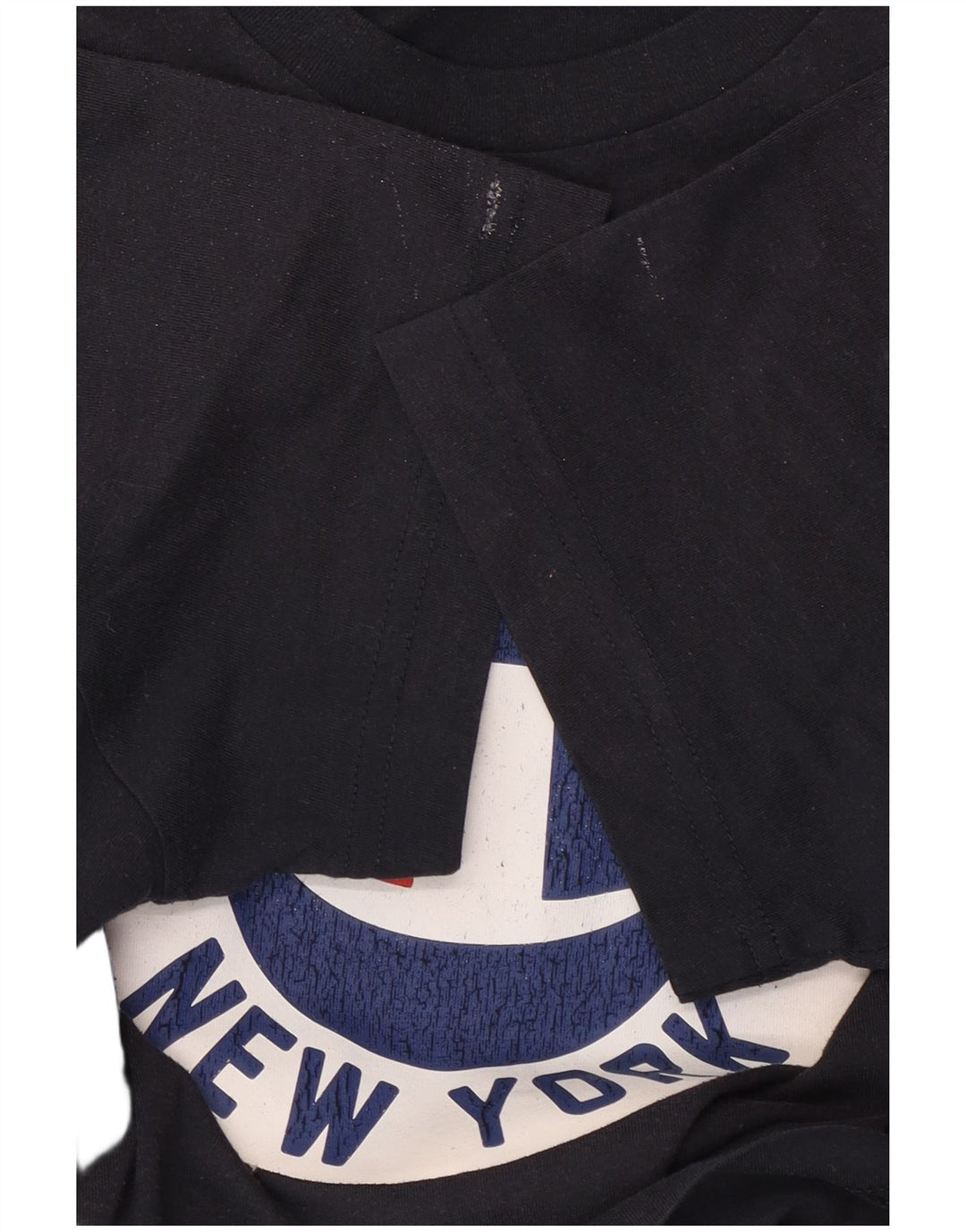 Champion Mens Graphic T-Shirt Top Medium Navy Blue