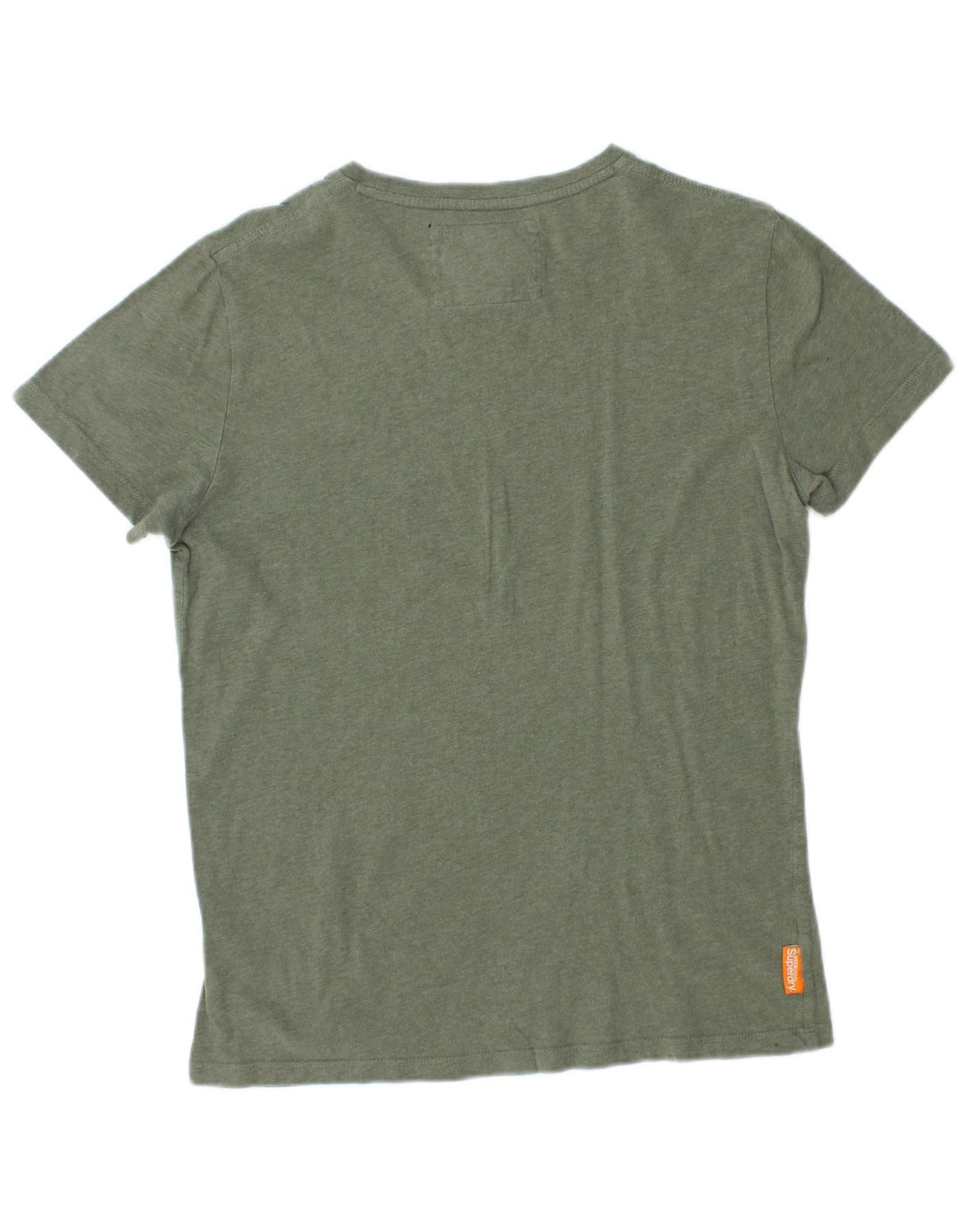 Superdry Mens T-Shirt Top Small Green Cotton