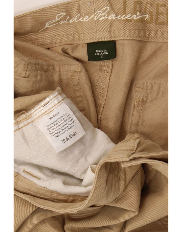 EDDIE BAUER Womens Chino Shorts US 10 Large W34 Beige Cotton Vintage Eddie Bauer and Second-Hand Eddie Bauer from Messina Hembry 