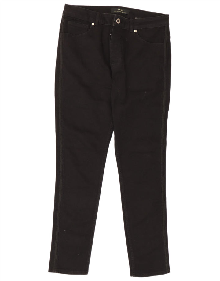 Zara Mens Slim Jeans EU 44 Large W34 L29 Black Cotton