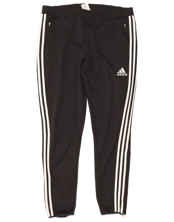 Adidas Mens Climacool Tracksuit Trousers Large  Black Colourblock Polyester