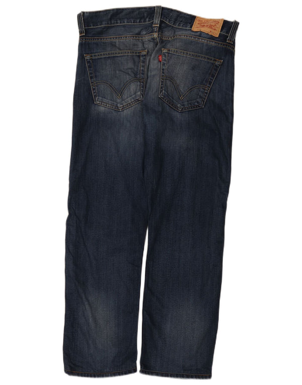 Levi's Mens 506 Standard Fit Straight Jeans W36 L28 Blue Cotton