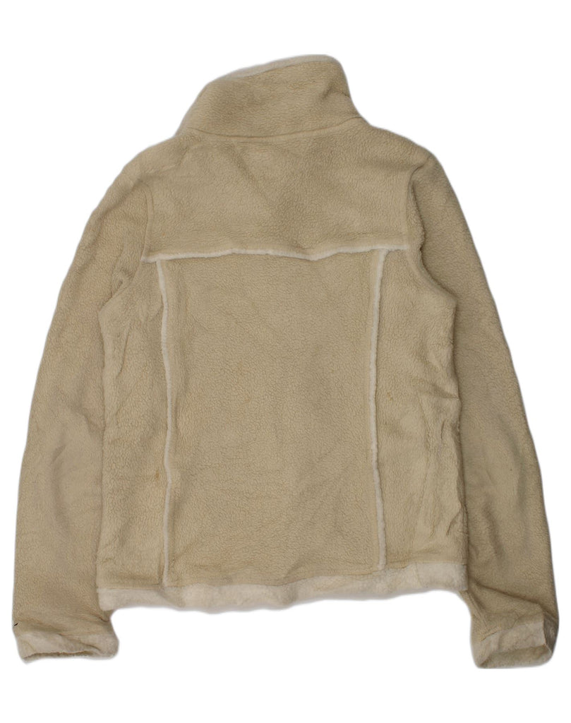 TOMMY HILFIGER Girls Fleece Jacket 10-11 Years XL Beige Polyester | Vintage Tommy Hilfiger | Thrift | Second-Hand Tommy Hilfiger | Used Clothing | Messina Hembry 