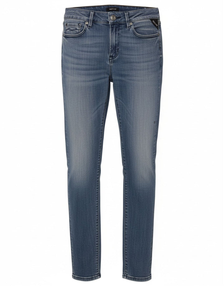 REPLAY Womens Skinny Jeans W26 L32 Blue Polyester