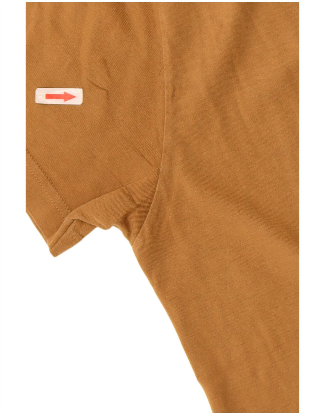 Russell Athletic Mens Graphic T-Shirt Top Medium Khaki Cotton