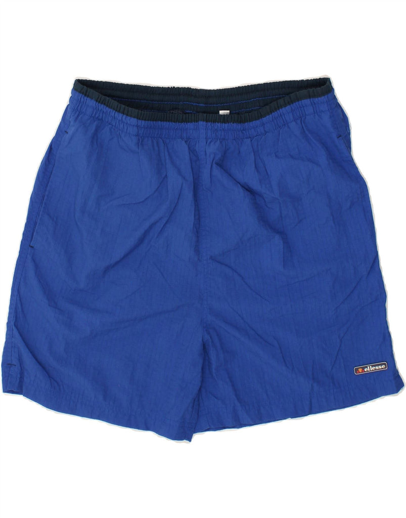ELLESSE Mens Sport Shorts Medium Blue | Vintage Ellesse | Thrift | Second-Hand Ellesse | Used Clothing | Messina Hembry 