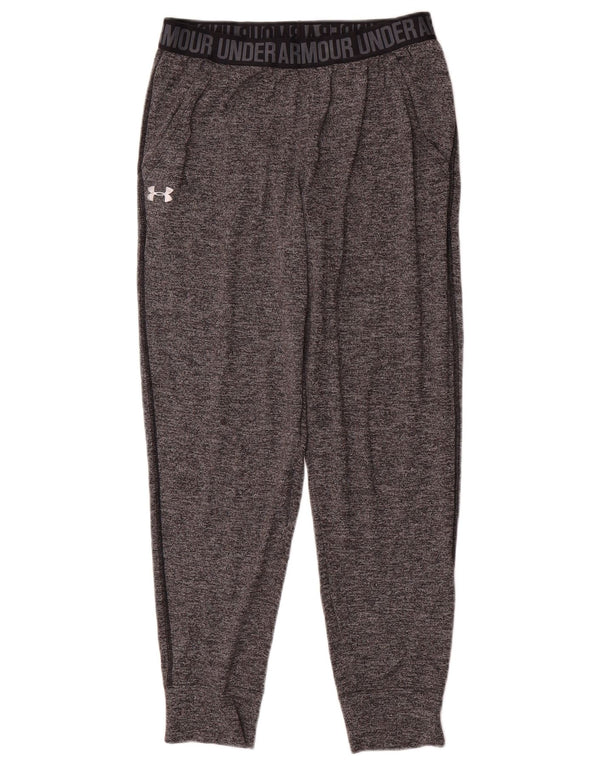 Under Armour Womens Heat Gear Tracksuit Trousers Joggers UK 10 Small Grey