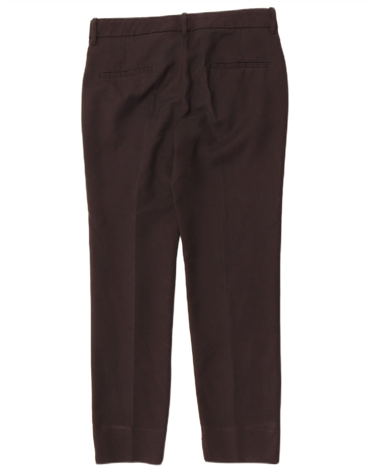 Zara Womens Slim Chino Trousers Small W26 L27 Black