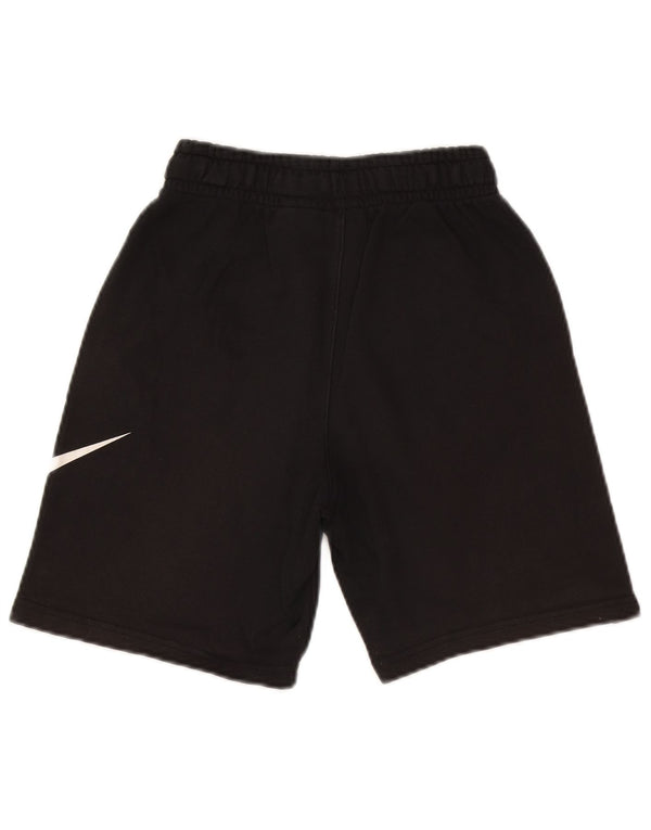 Nike Boys Graphic Sport Shorts 12-13 Years Large Black Cotton