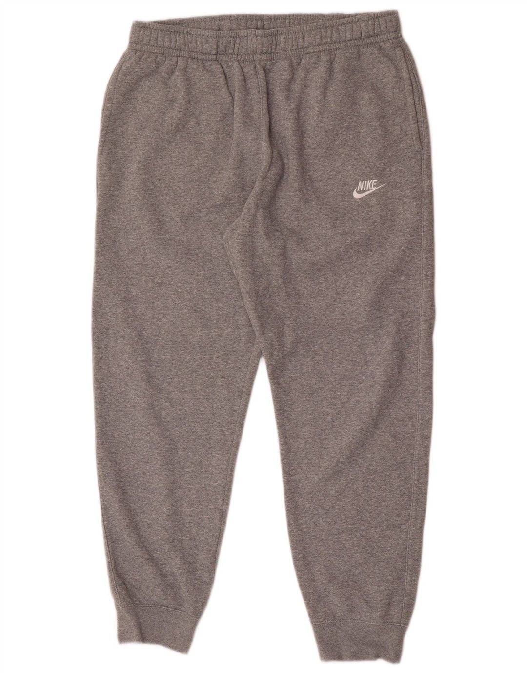 Nike Mens Tracksuit Trousers Joggers Large Grey Flecked Cotton