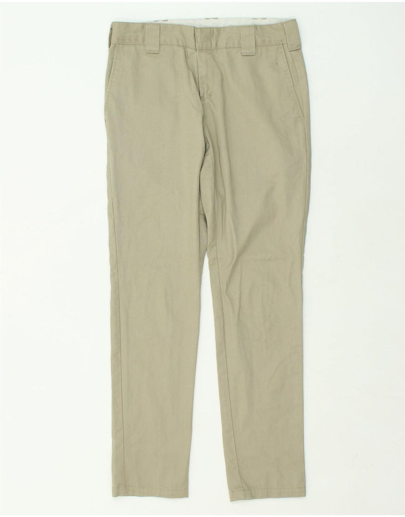 DICKIES Mens Slim Fit Chino Trousers W30 L32 Grey Polyester | Vintage Dickies | Thrift | Second-Hand Dickies | Used Clothing | Messina Hembry 