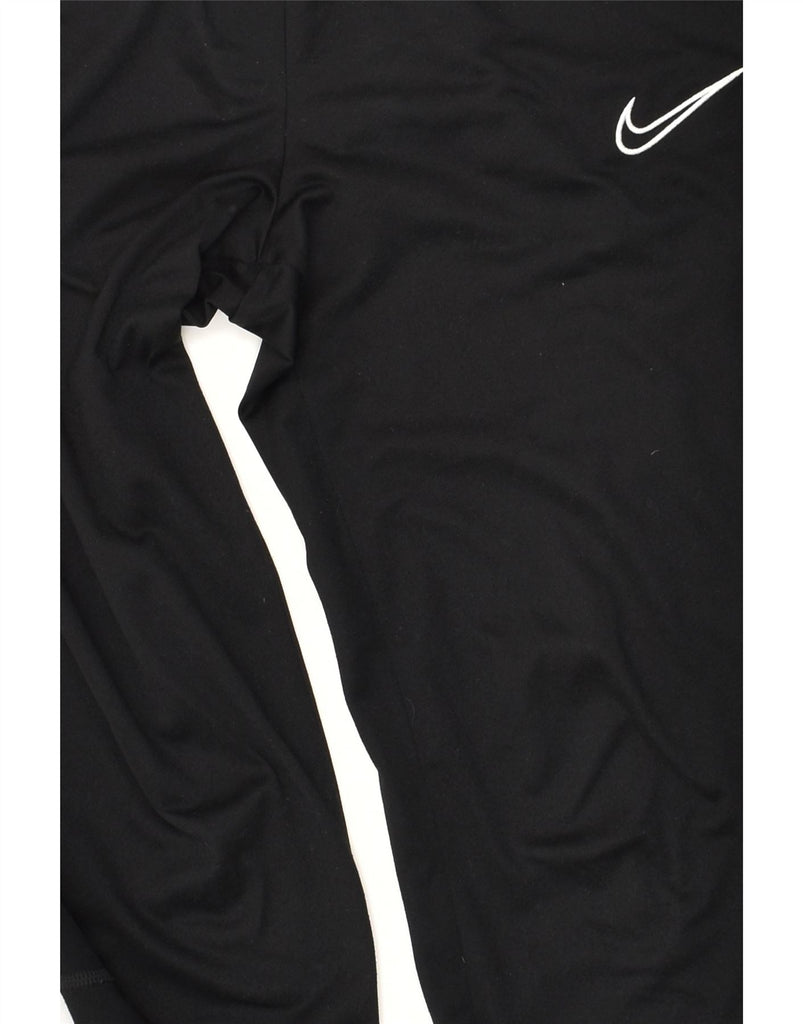 NIKE Mens Dri Fit Graphic Tracksuit Trousers Small Black Colourblock | Vintage Nike | Thrift | Second-Hand Nike | Used Clothing | Messina Hembry 