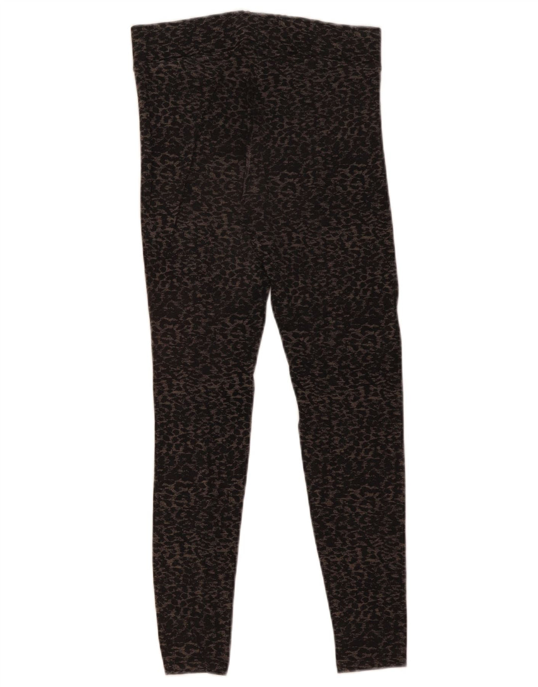 Marks & Spencer Womens Leggings UK 8 Small Black Animal Print