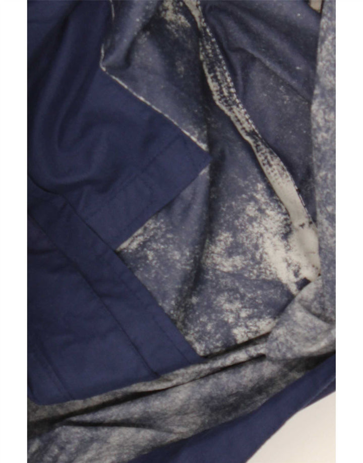 Gas Mens Bomber Jacket UK 38 Medium Navy Blue