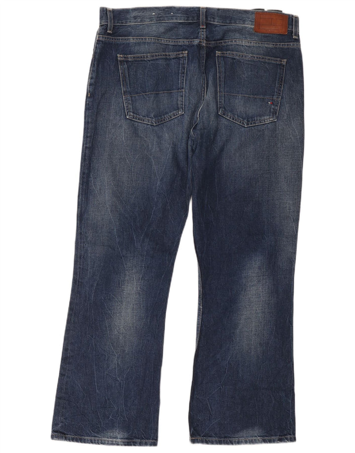 Tommy Hilfiger Mens Bootcut Jeans W36 L30 Blue Cotton