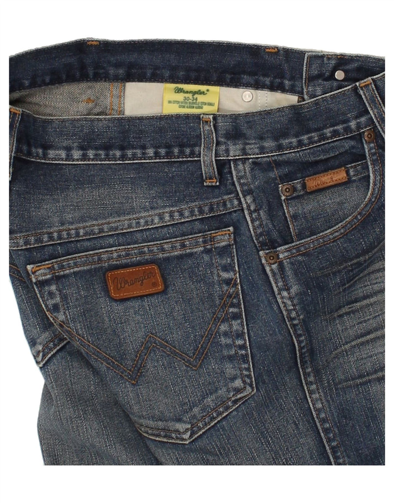 WRANGLER Mens Straight Jeans W30 L30 Blue Cotton | Vintage Wrangler | Thrift | Second-Hand Wrangler | Used Clothing | Messina Hembry 