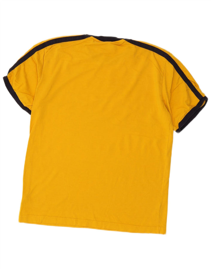 Puma Mens T-Shirt Top Medium Yellow