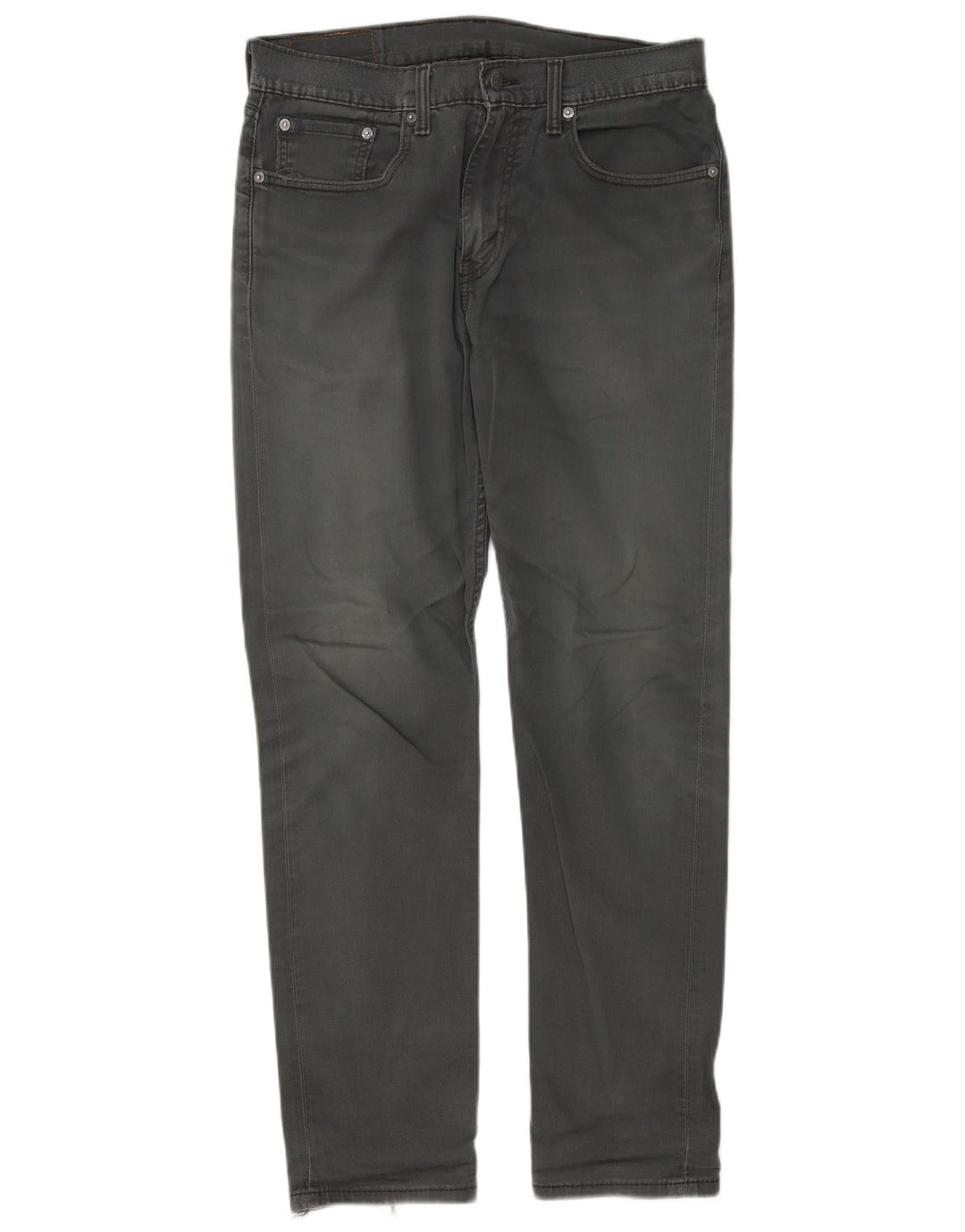 Levi's Mens 502 Tapered Jeans W32 L32 Grey Cotton