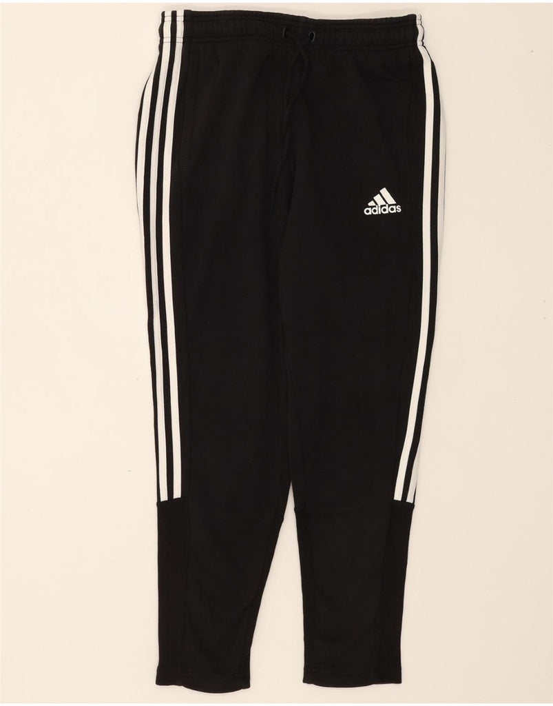 ADIDAS Womens Tracksuit Trousers UK 14 Medium Black Cotton Vintage Adidas and Second-Hand Adidas from Messina Hembry 