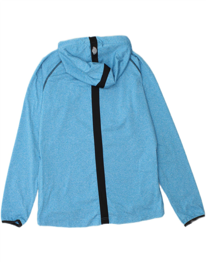 O'NEILL Womens Zip Hoodie Sweater UK 16 Large Blue Flecked Polyester Vintage O'Neill and Second-Hand O'Neill from Messina Hembry 