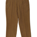 Marks & Spencer Mens Pegged Suit Trousers W40 L29 Beige Polyester