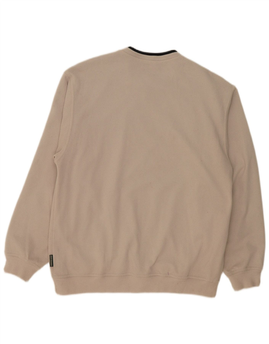 CHERVO Mens Graphic Sweatshirt Jumper UK 40 Medium Grey Polyester