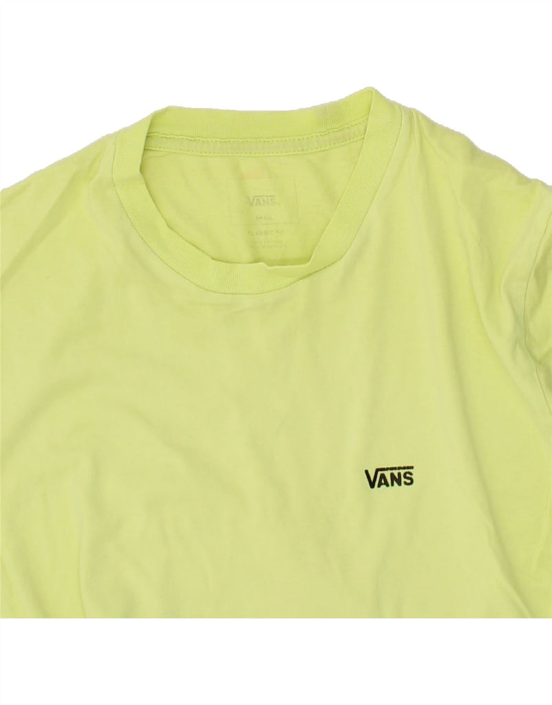 VANS Mens Classic Fit T-Shirt Top Small Yellow Cotton | Vintage Vans | Thrift | Second-Hand Vans | Used Clothing | Messina Hembry 