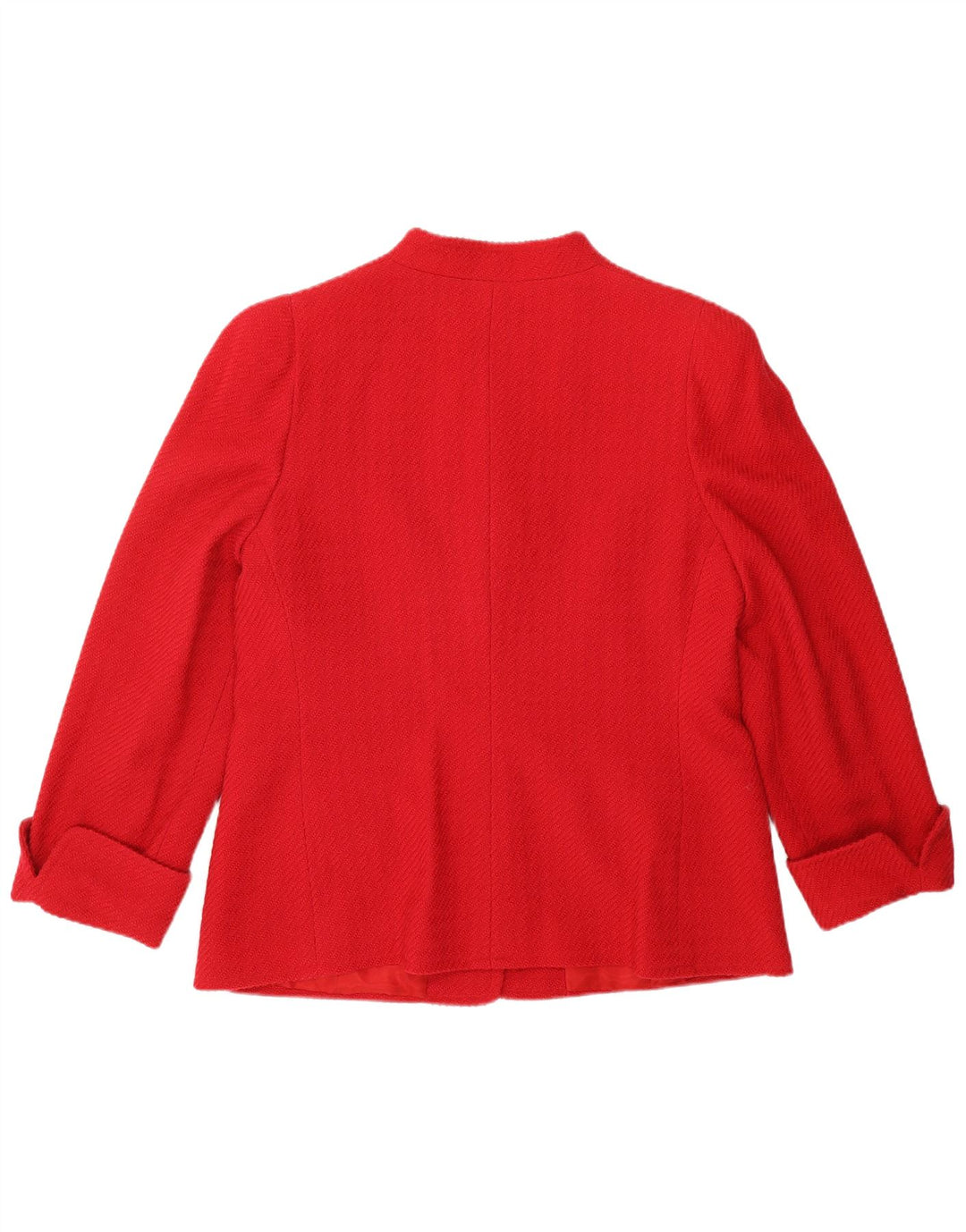 LUISA SPAGNOLI Womens 4 Button Blazer Jacket IT 48 XL Red Wool