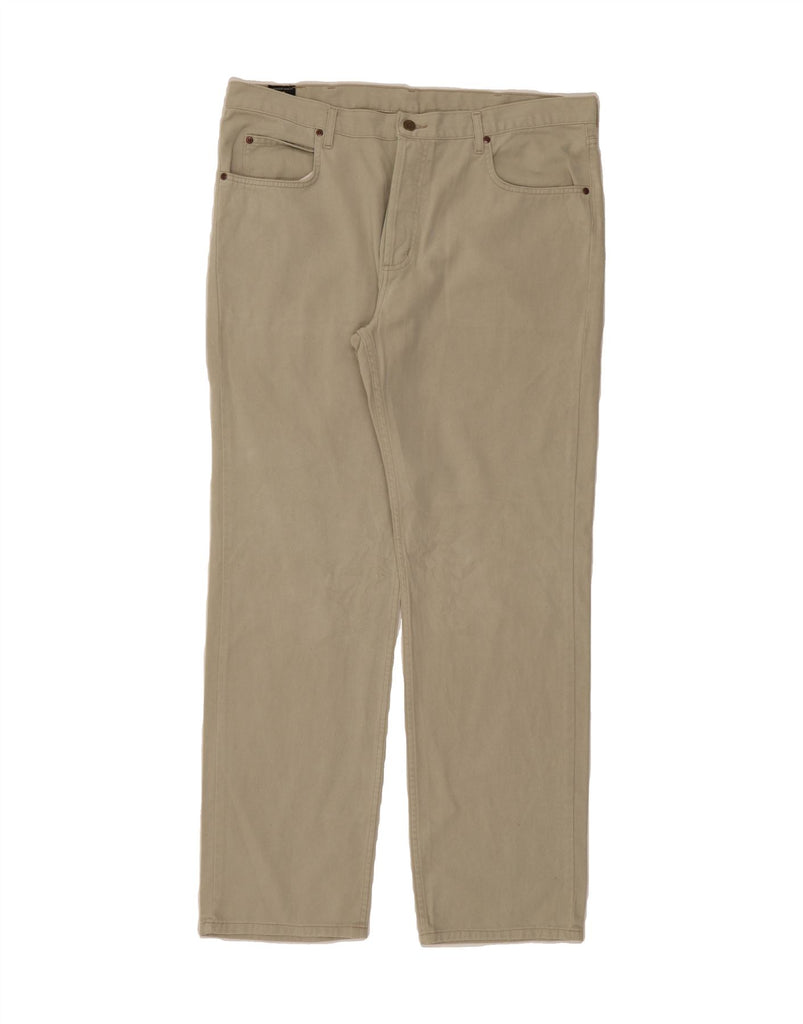 LEE Mens Straight Casual Trousers W40 L34 Beige Cotton Vintage Lee and Second-Hand Lee from Messina Hembry 