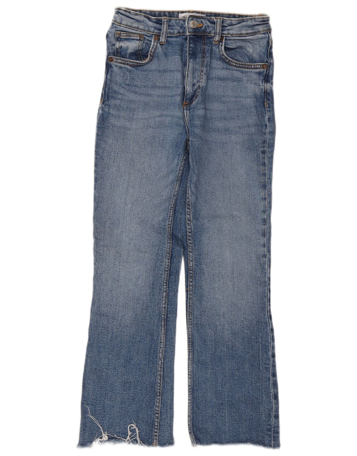 Zara Womens Bootcut Jeans EU 34 2XS W24 L25 Blue Cotton