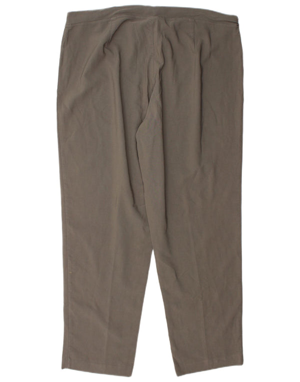 Marks & Spencer Womens Autograph Casual Trousers UK 18 XL W40 L31 Grey