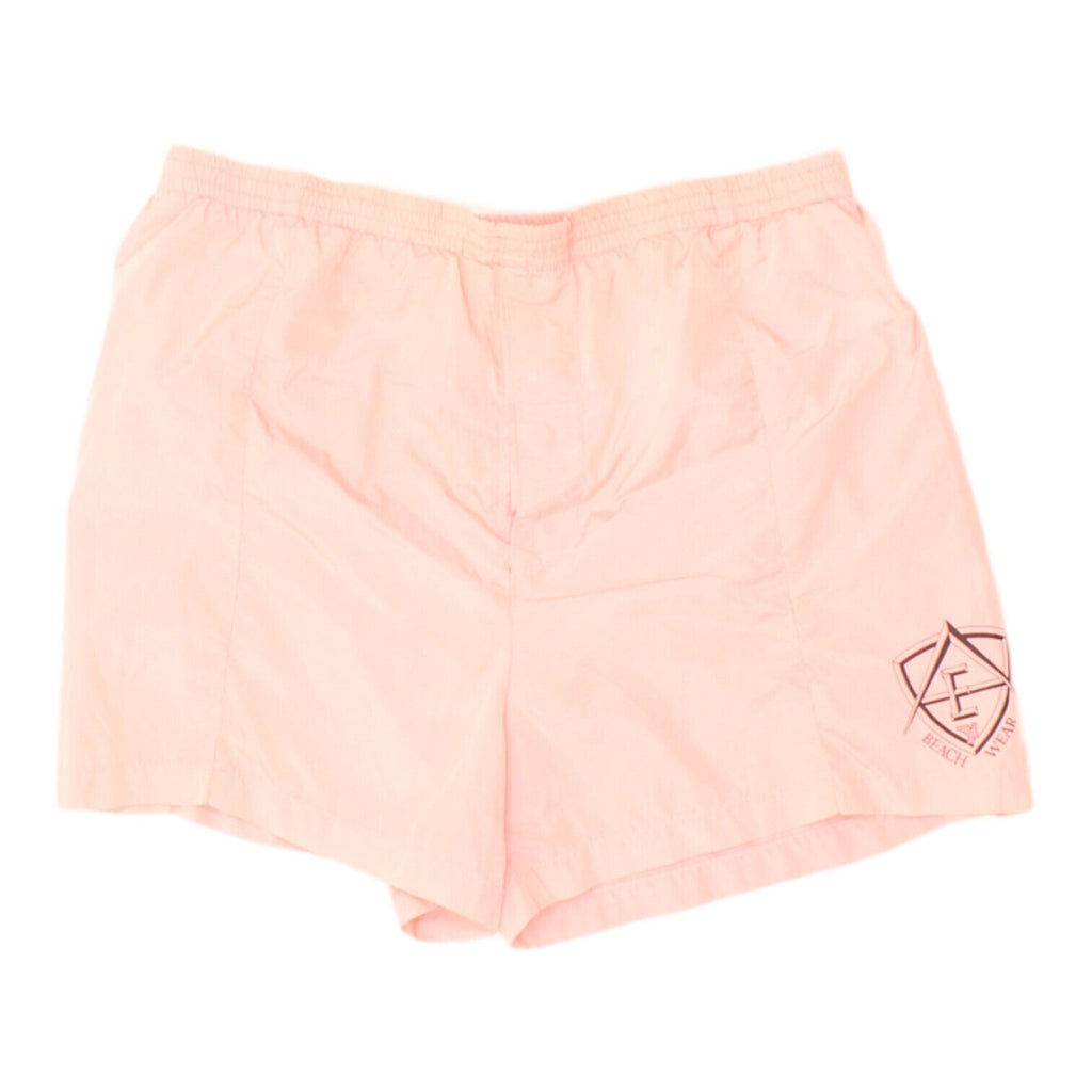 Emporio Armani Mens Pink Swimming Shorts | Vintage Designer Trunks Swimwear VTG | Vintage Messina Hembry | Thrift | Second-Hand Messina Hembry | Used Clothing | Messina Hembry 