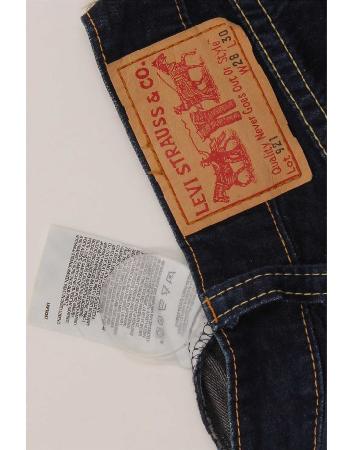 Levi's Womens 921 Bootcut Jeans W28 L30 Blue Cotton