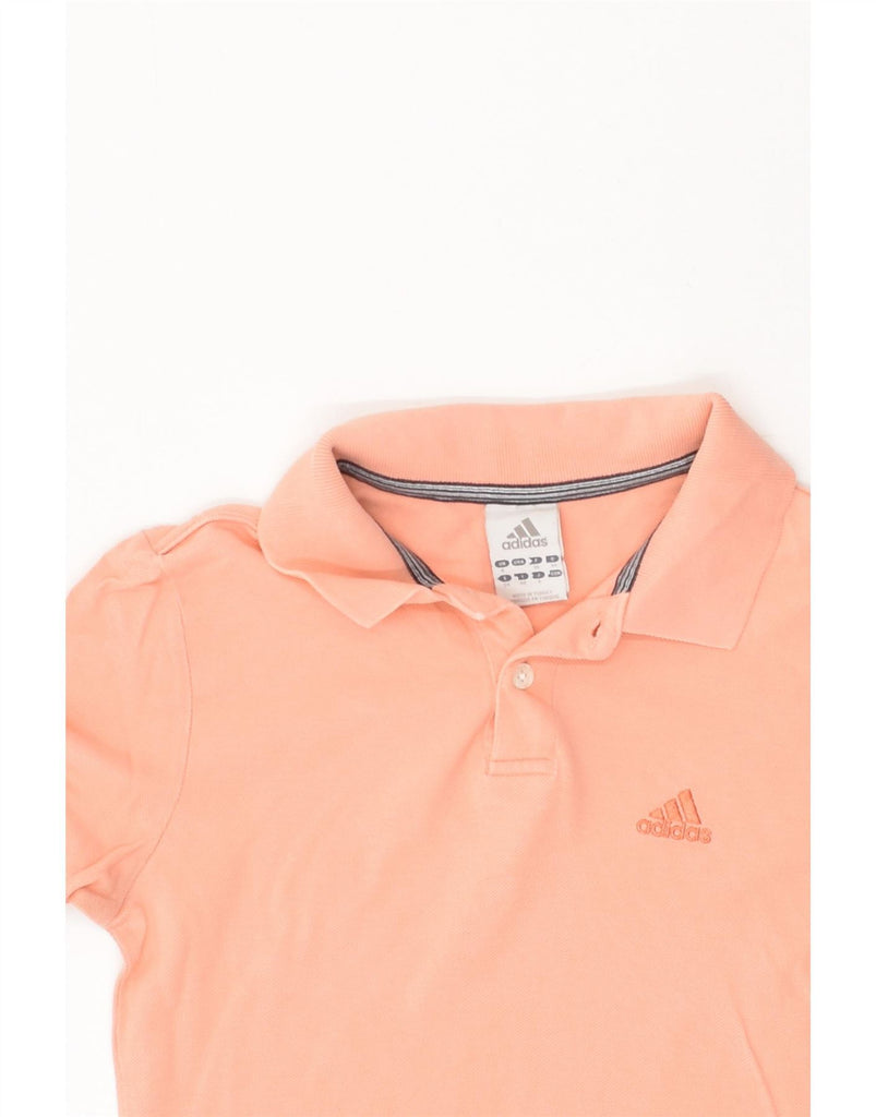 ADIDAS Womens Polo Shirt UK 8 Small Pink Cotton | Vintage Adidas | Thrift | Second-Hand Adidas | Used Clothing | Messina Hembry 