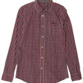 BENETTON Mens Shirt Small Red Check