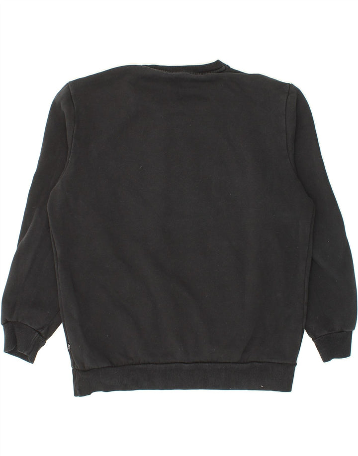 PUMA Mens Graphic Sweatshirt Jumper Medium Black Cotton Vintage Puma and Second-Hand Puma from Messina Hembry 