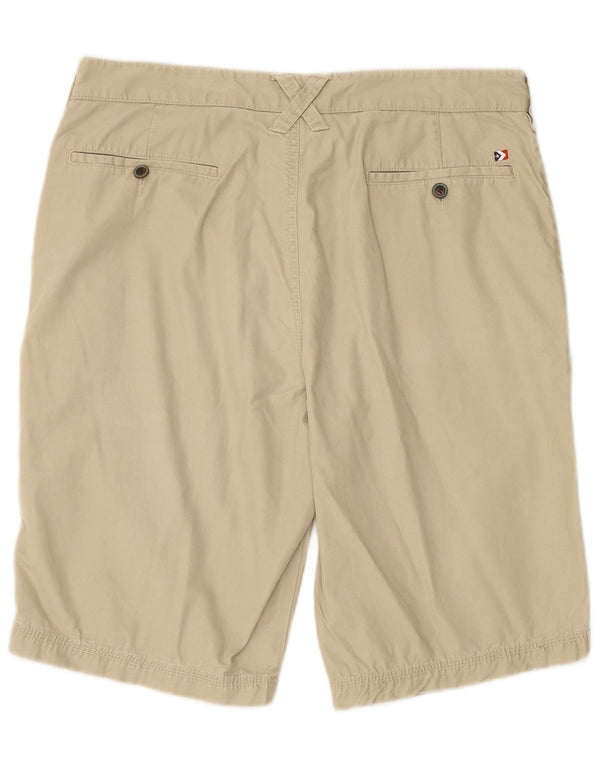 PECKOTT Mens Chino Shorts IT 52 XL W36 Beige Cotton