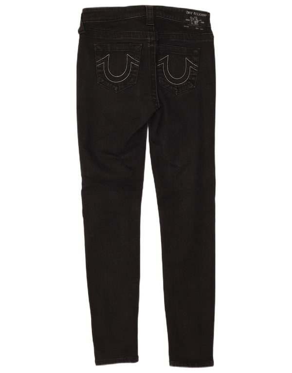 True Religion Womens Skinny Jeans W28 L28 Black