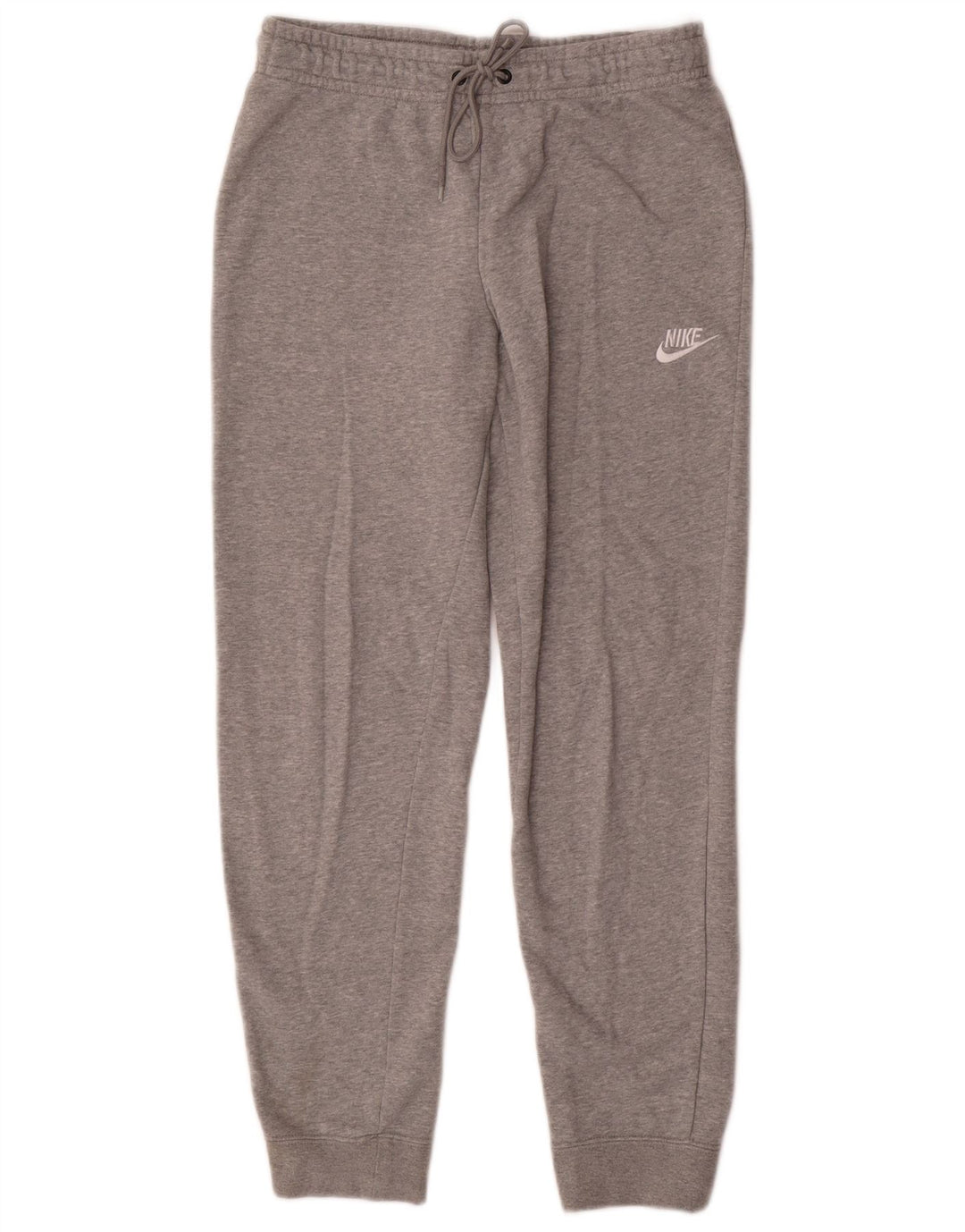 Nike Womens Tracksuit Trousers Joggers UK 14 Medium  Grey Cotton