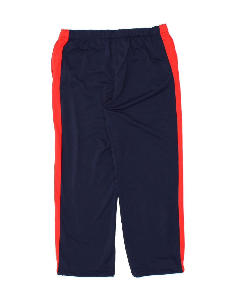 FILA Womens Tracksuit Trousers IT 44 Medium  Navy Blue Colourblock Vintage Fila and Second-Hand Fila from Messina Hembry 