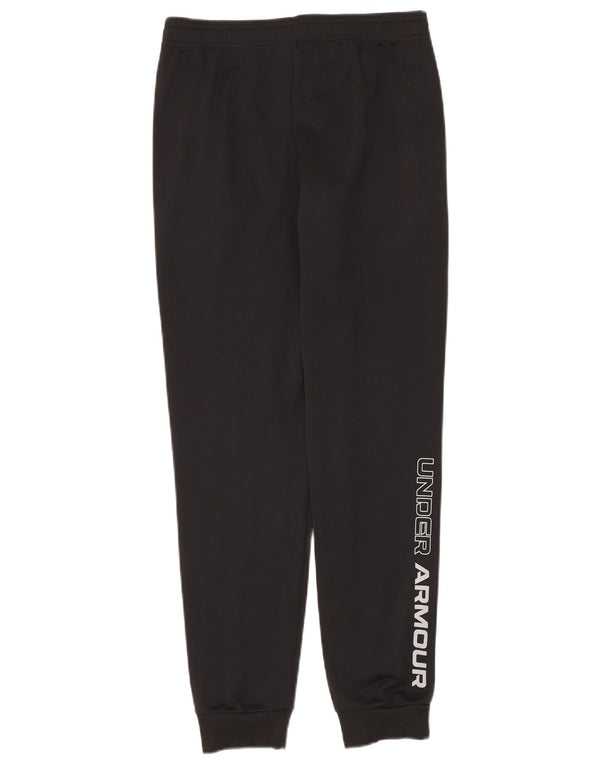 Under Armour Boys Tracksuit Trousers Joggers 11-12 Years Large Black