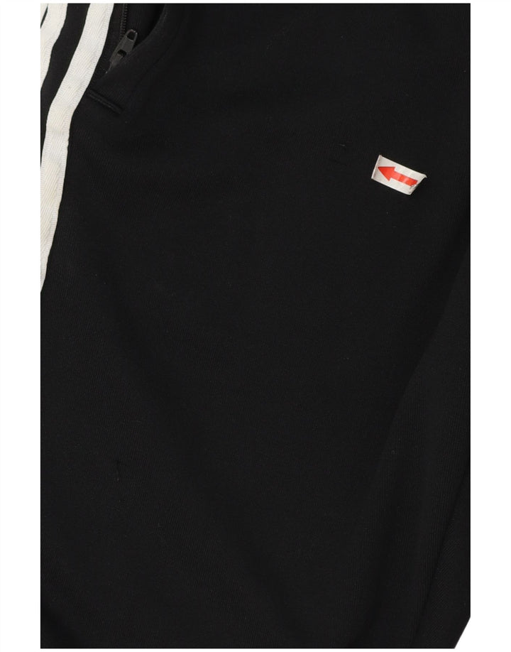 Adidas Mens Tracksuit Trousers Joggers Small Black Polyester