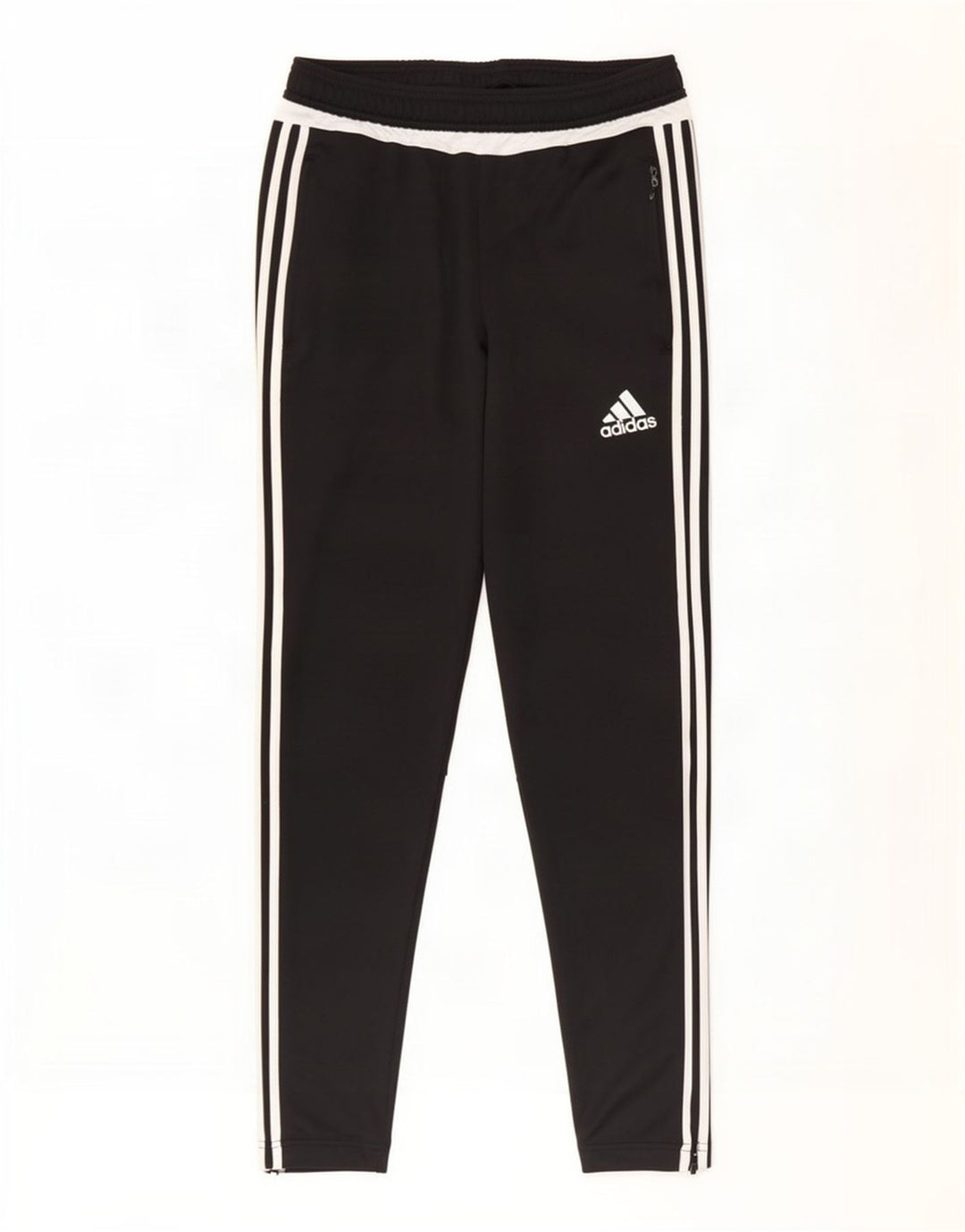 Adidas Mens Climacool Tracksuit Trousers Small Black Colourblock Polyester