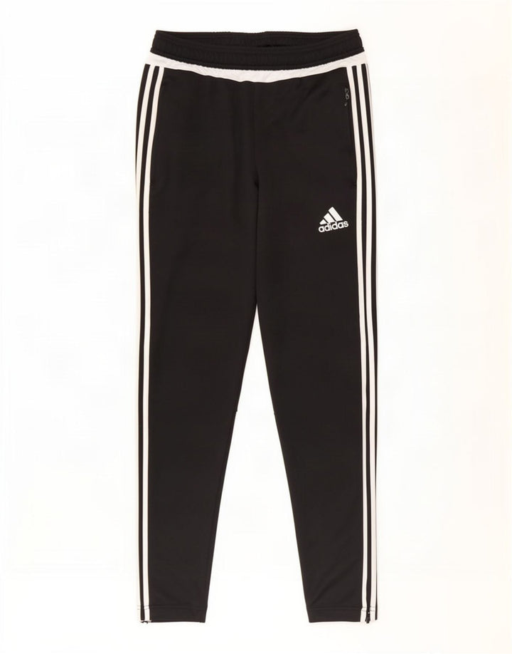 Adidas Mens Climacool Tracksuit Trousers Small Black Colourblock Polyester