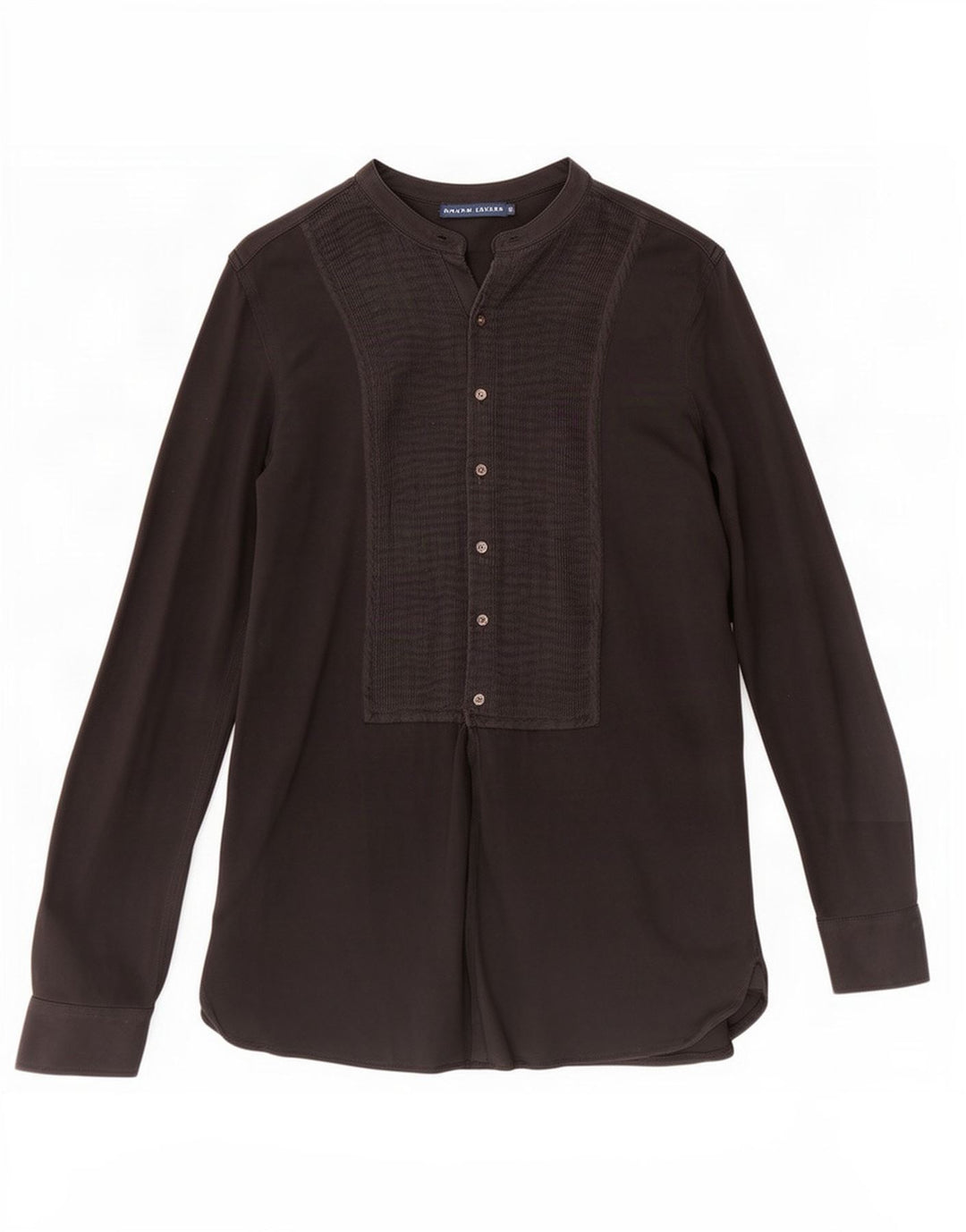 Ralph Lauren Womens Shirt UK 12 Medium Black Cotton