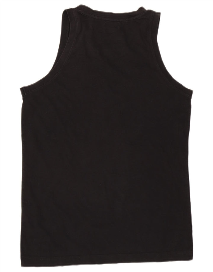 Kappa Mens Vest Top Medium Black Cotton